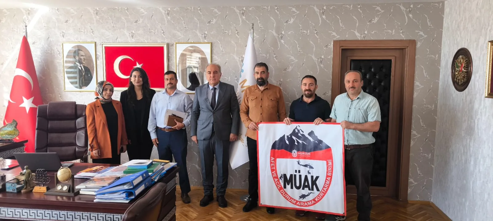 MÜAK Yönetim Kurulu Sayın Rektörümüzü Ziyaret Etti