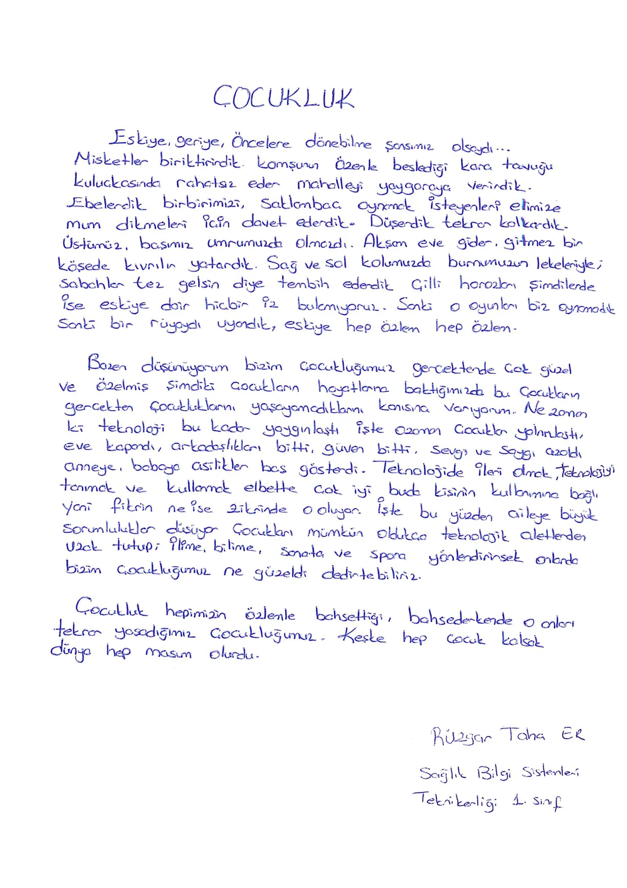 Meslek Yüksekokulumuz Öğrencileri Tarafından Kompozisyon Çalışması