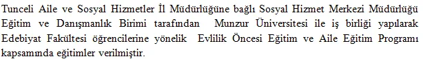 Eğitim Programı