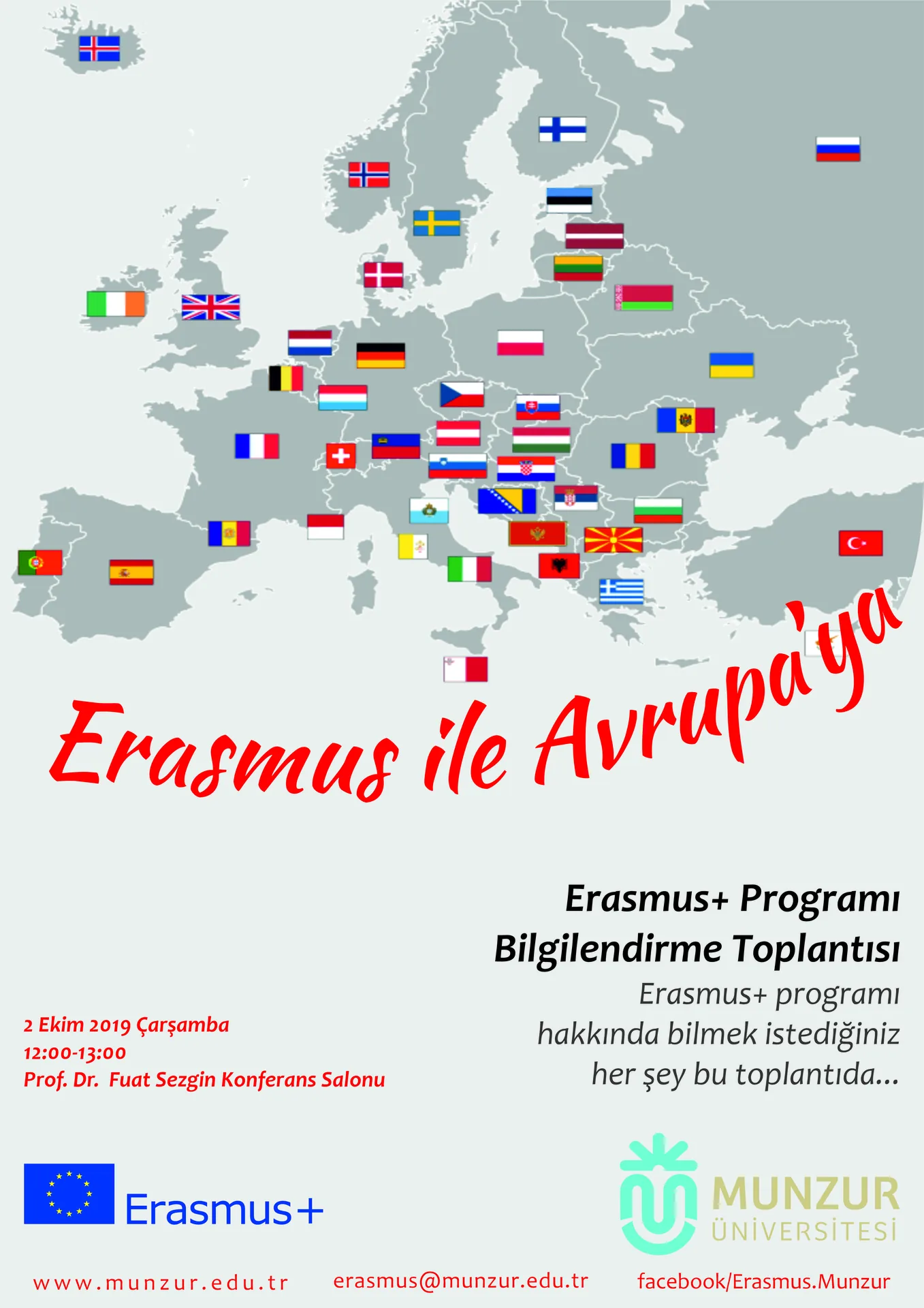 2019 Dönemi Erasmus+ Programı Öğrenci Öğrenim Ve Staj Hareketliliği Bilgilendirme Toplantısı