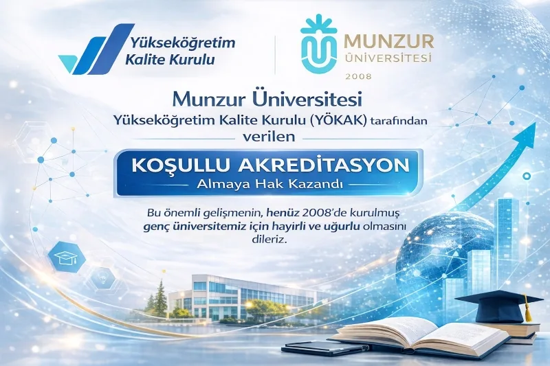 Üniversitemiz koşullu akreditasyon almaya hak kazandı