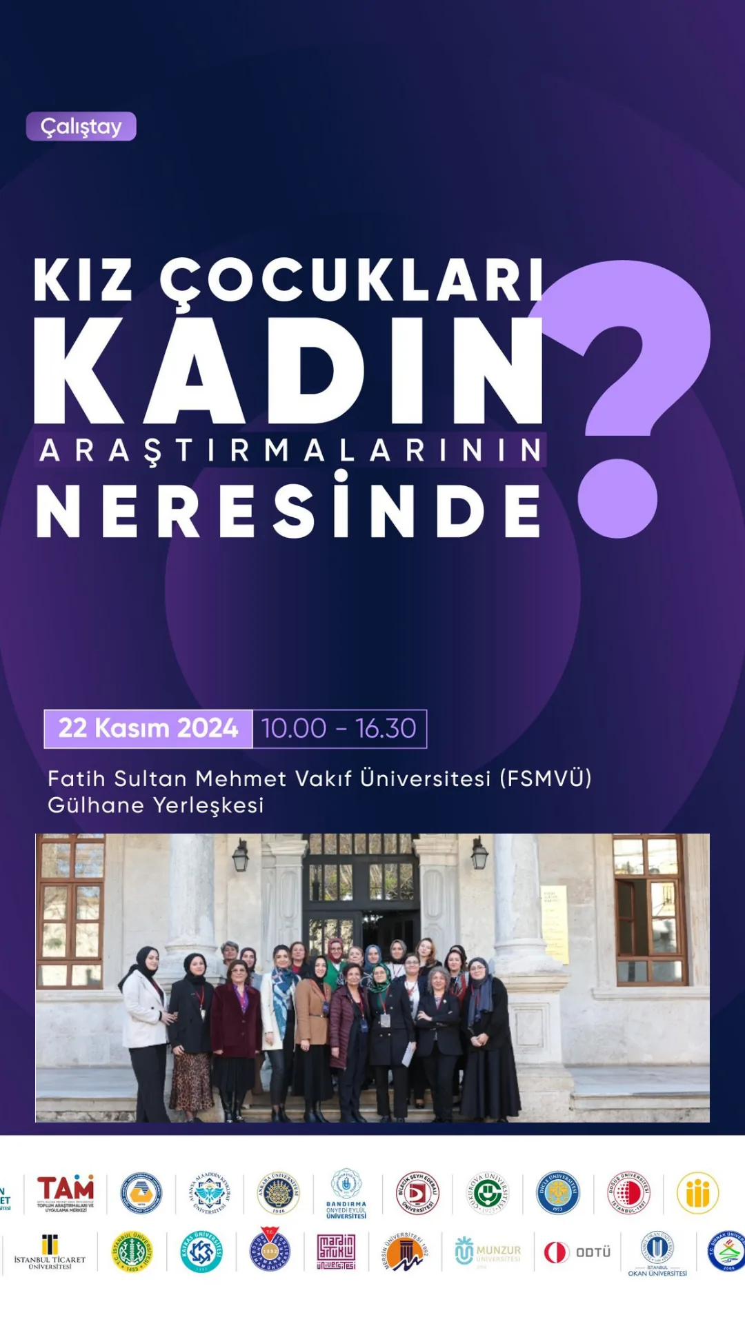"Kız Çocukları Kadın Araştırmalarının Neresinde?" Çalıştayına Katıldık