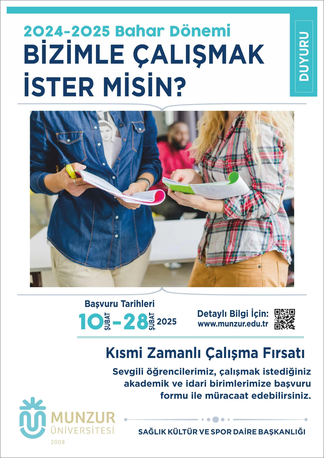 BİZİMLE ÇALIŞMAK İSTER MİSİN?