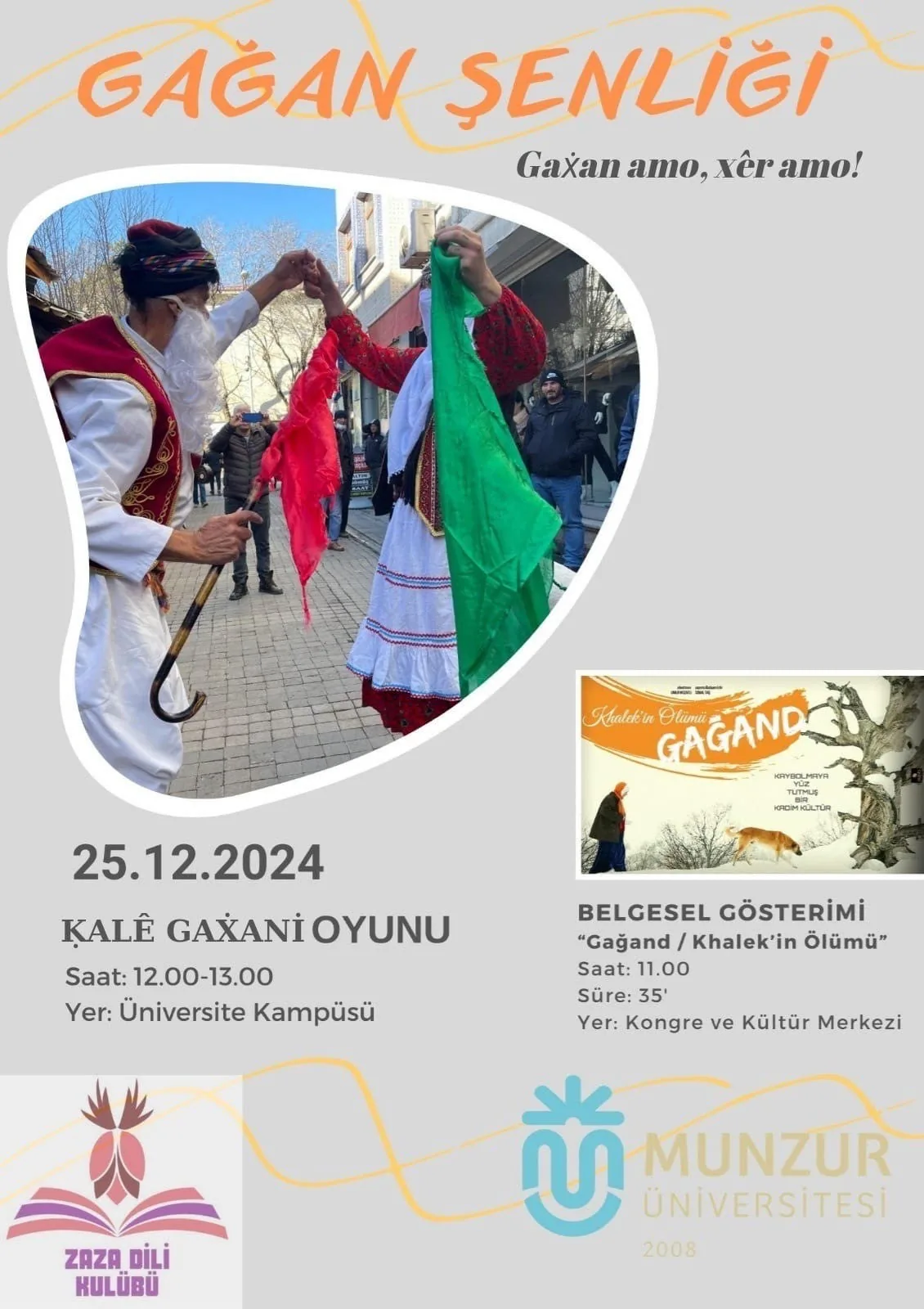 Munzur Üniversitesi Zaza Dili Kulübü Gağan Kutlaması