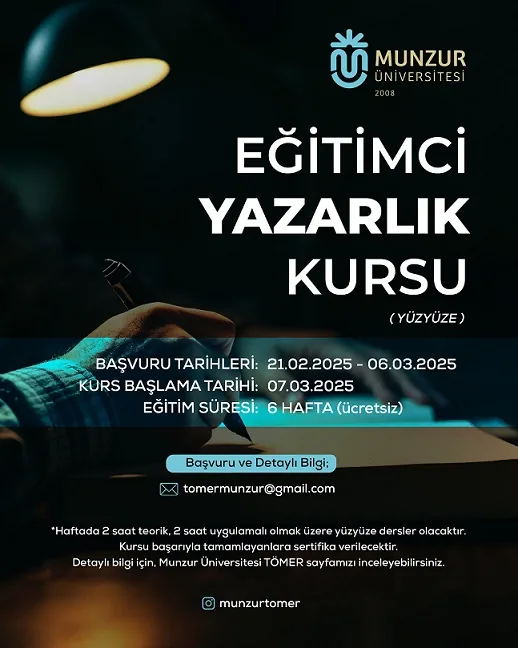 Eğitimci Yazarlık Kursu