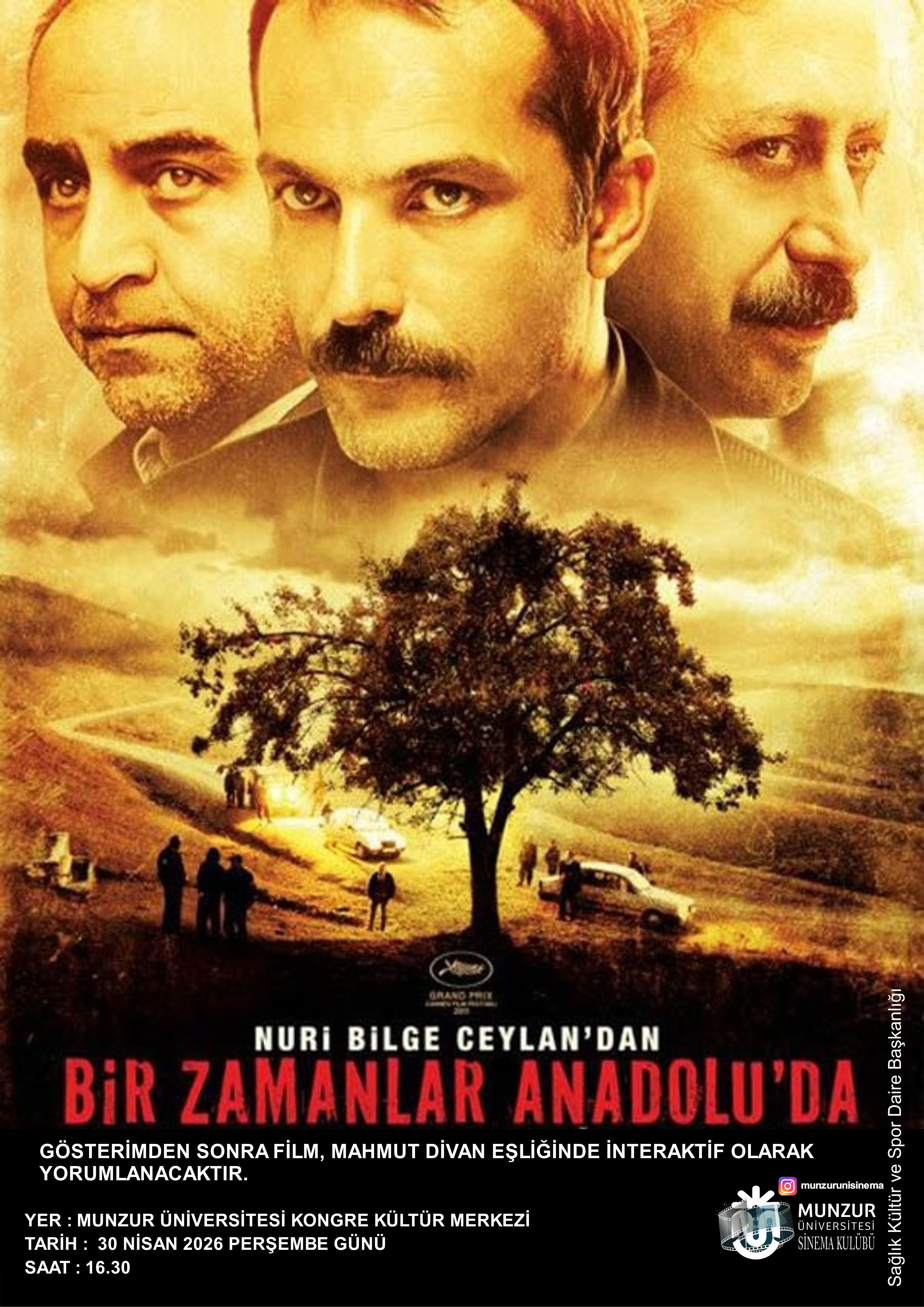 Sinema Kulübü 30 Nisan 2026 Film Gösterimi