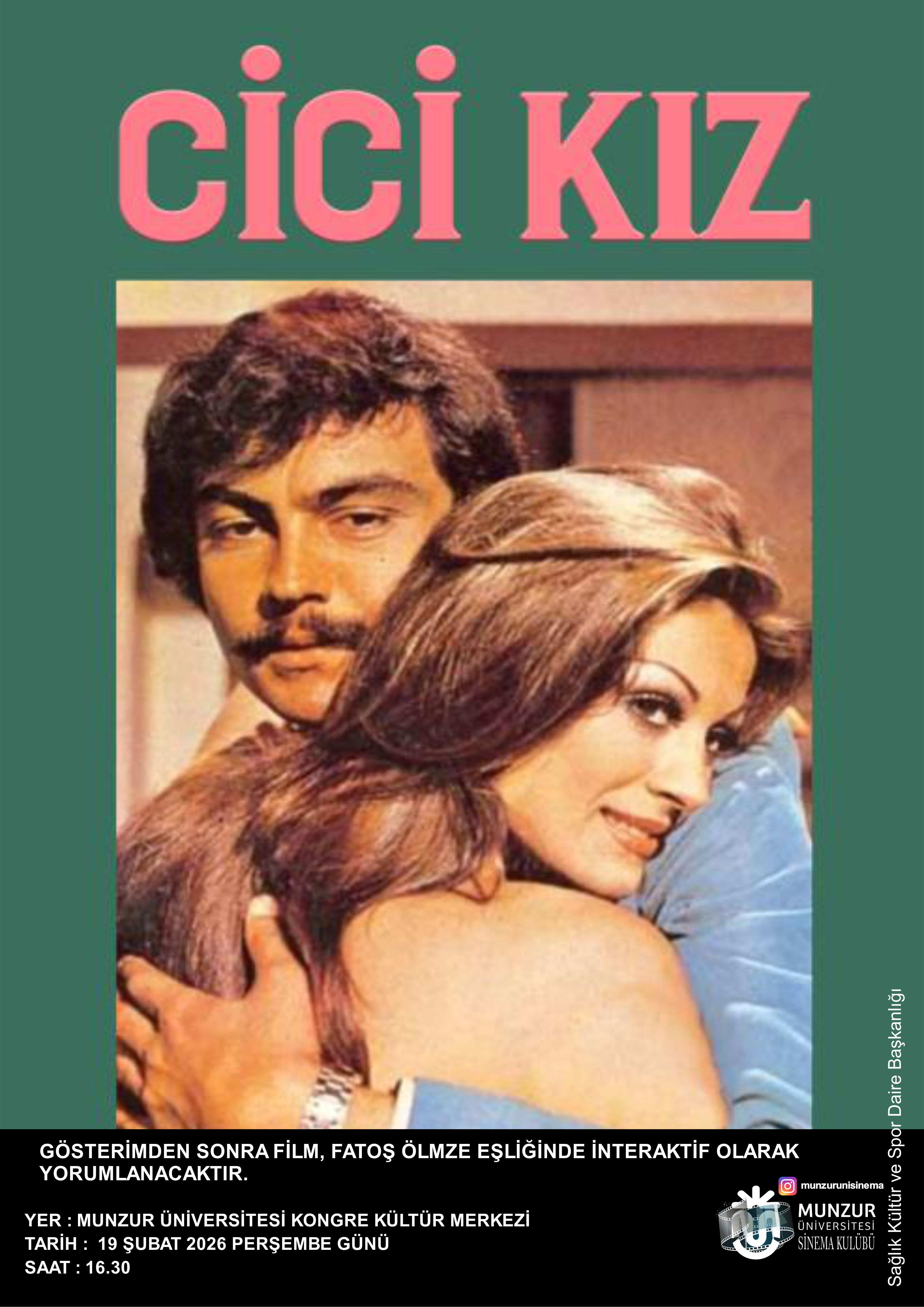Sinema Kulübü 19 Şubat 2026 Film Gösterimi