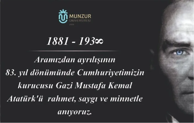 Rektör İpek'ten "10 Kasım Atatürk'ü Anma" Mesajı