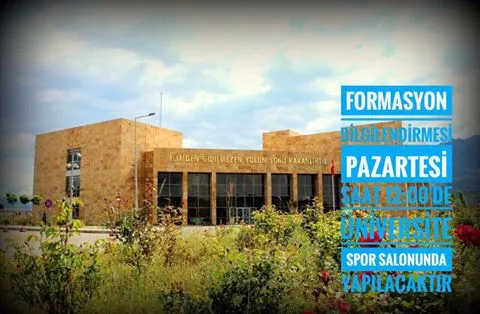 Formasyon Bilgilendirmesi
