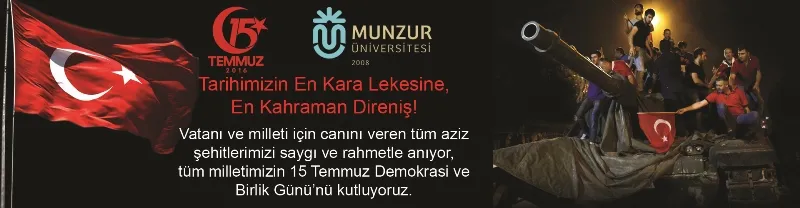 Rektör İpek'ten 15 Temmuz Demokrasi ve Milli Birlik Günü Mesajı
