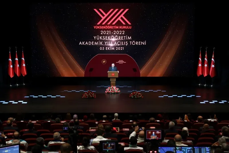 Rektör İpek 2021-2022 Yükseköğretim Akademik Yıl Açılış Töreni’ne Katıldı