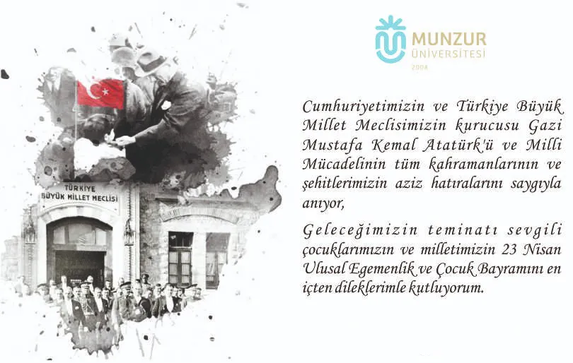 Rektör İpek’ten 23 Nisan Ulusal Egemenlik ve Çocuk Bayramı Mesajı