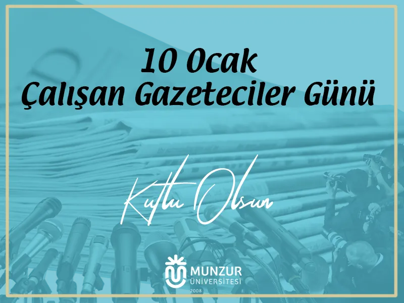 Rektör İpek’ten "10 Ocak Çalışan Gazeteciler Günü" Mesajı