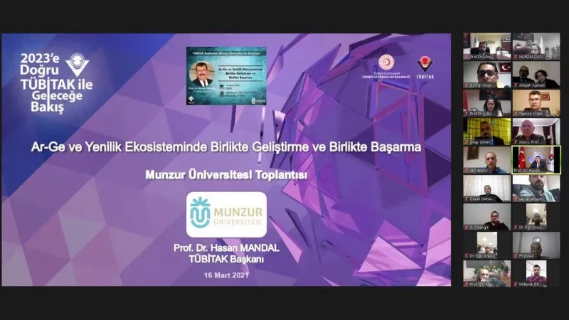 TÜBİTAK Başkanı Prof. Dr. Hasan Mandal ile Bilgilendirme Toplantısı Gerçekleştirildi