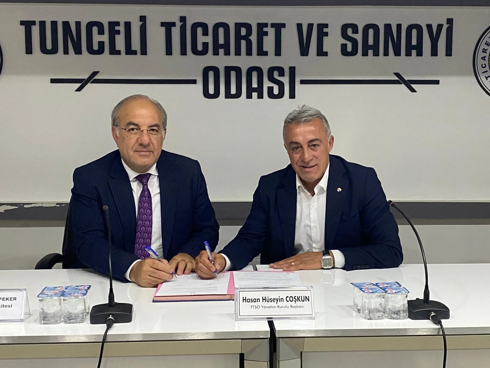 Munzur Üniversitesi ile Tunceli Ticaret ve Sanayi Odası Arasında TOBB ve YÖK Destekli Meslek Yüksekokulları Eğitim İş Birliği Protokolü İmzalandı