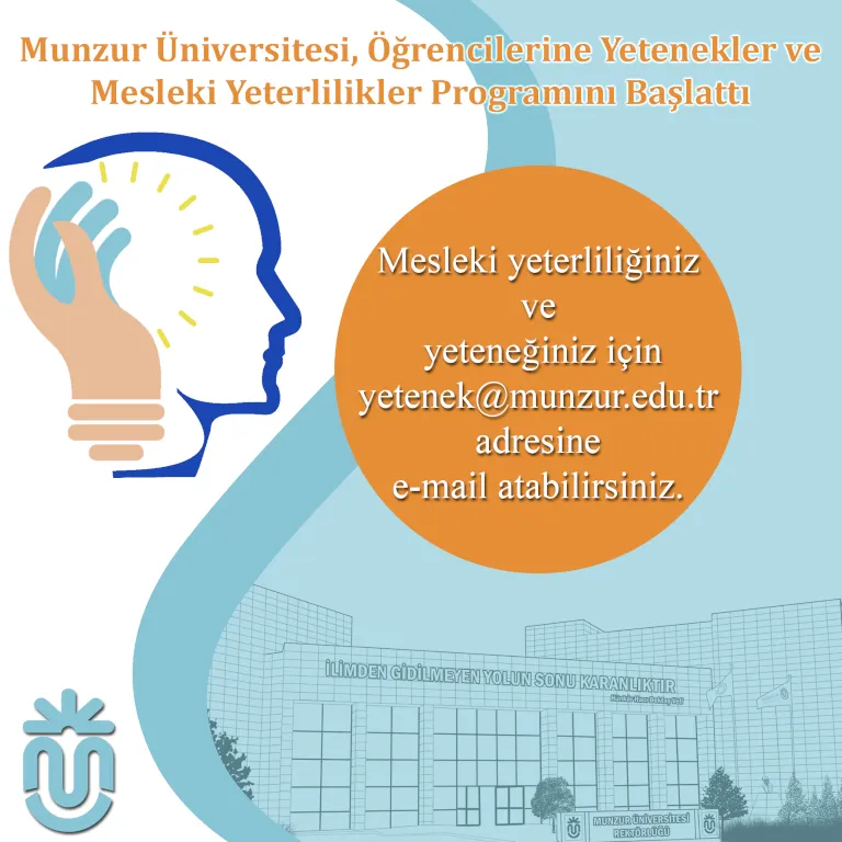 Munzur Üniversitesi Öğrencilerine Yetenekler ve Mesleki Yeterlilikler Programını Başlattı
