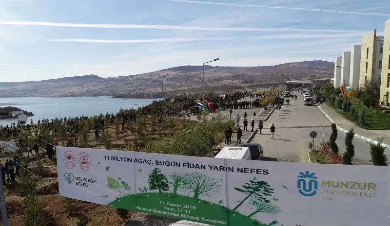 Üniversitemiz 11 Kasım Ağaçlandırma Seferberliği ile "Geleceğe Nefes" Olacak
