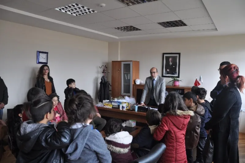 Minik Öğrencilerden Üniversitemize Ziyaret