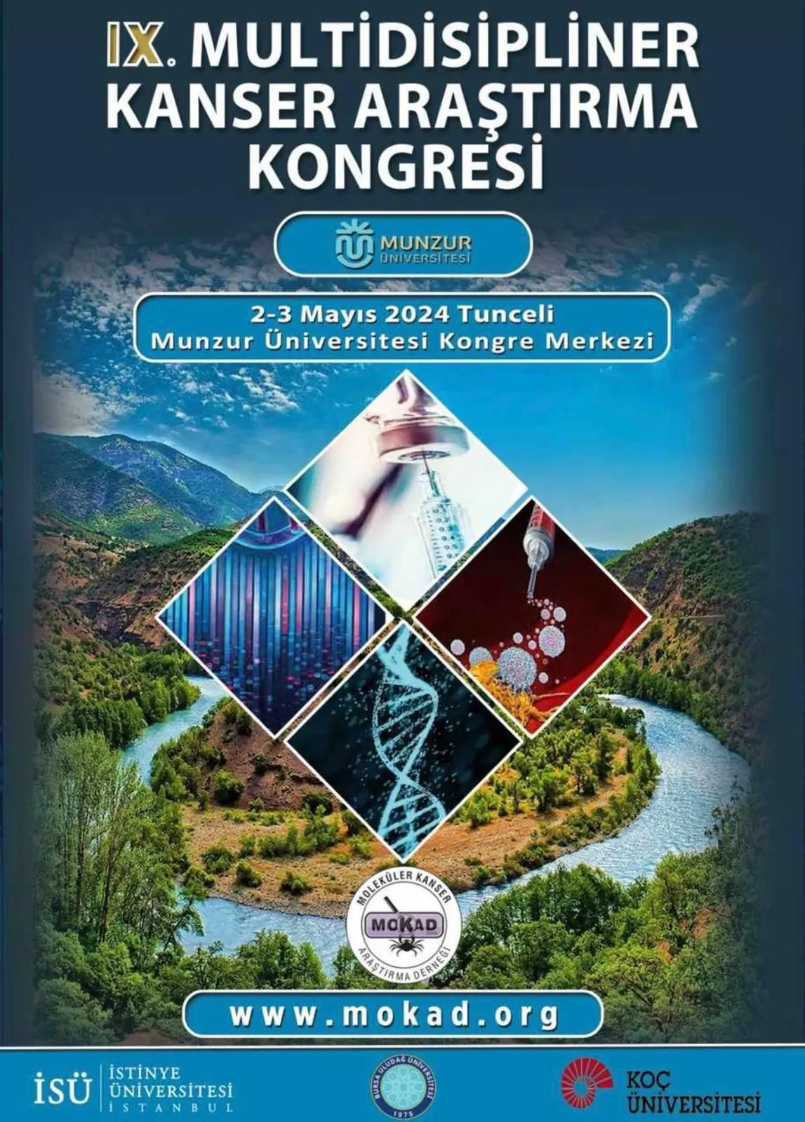 Munzur Üniversitesi'nde "IX. Multidisipliner Kanser Araştırma Kongresi Düzenlendi": Sürdürülebilirliğin Dünya Başkenti Olan Tunceli’de Kanser Laboratuvarı Kurulması Önerildi