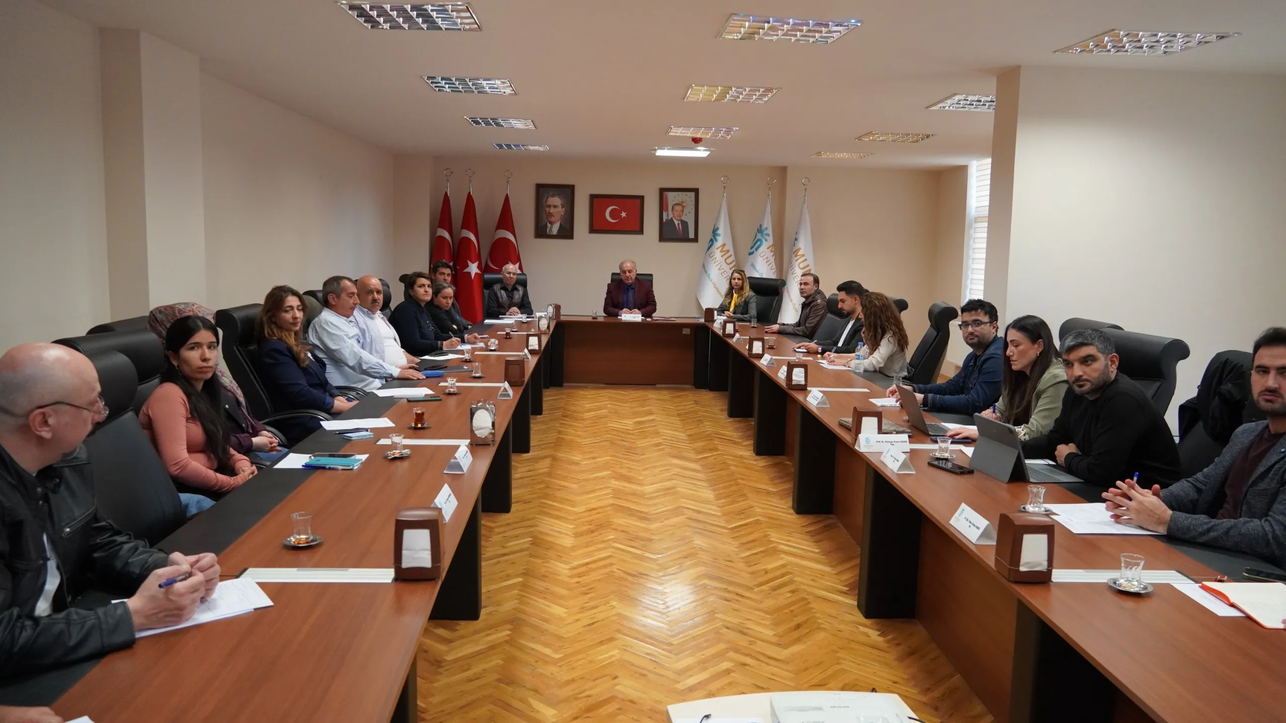 Rektörümüz Prof. Dr. Kenan PEKER Başkanlığında Tunceli Meslek Yüksekokulu Değerlendirme Toplantısı Gerçekleştirildi