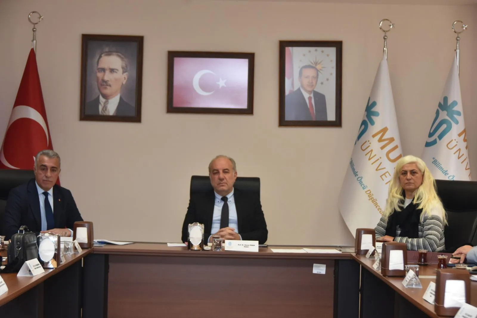 Rektörümüz Prof. Dr. Kenan PEKER'in Tunceli Ticaret ve Sanayi Odası ile Gençler için İşbirliği Toplantısı