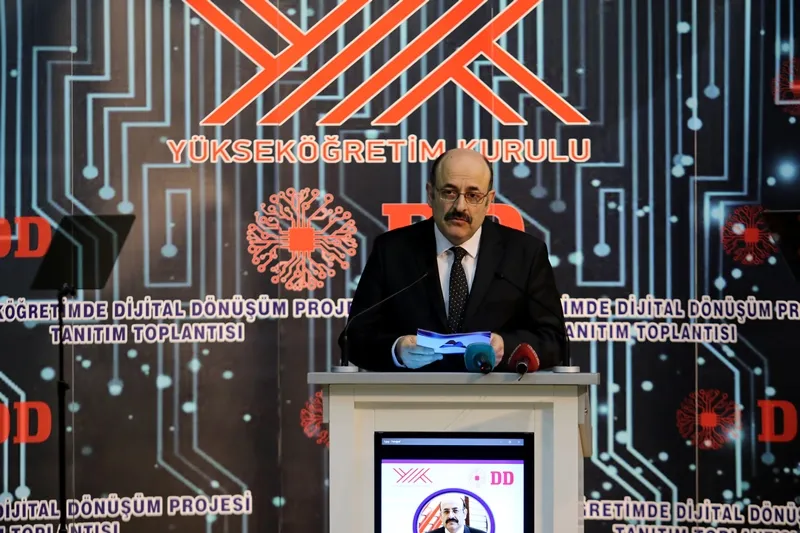 Üniversitemiz “Yükseköğretimde Dijital Dönüşüm Projesi” Tanıtım Toplantısına Katıldı