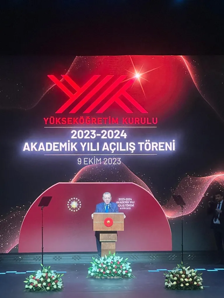 Rektörümüz Prof. Dr. Kenan Peker, Cumhurbaşkanımız Recep Tayyip ERDOĞAN’ın Teşrifleriyle Düzenlenen 2023-2024 Akademik Yıl Açılış Programına Katıldı