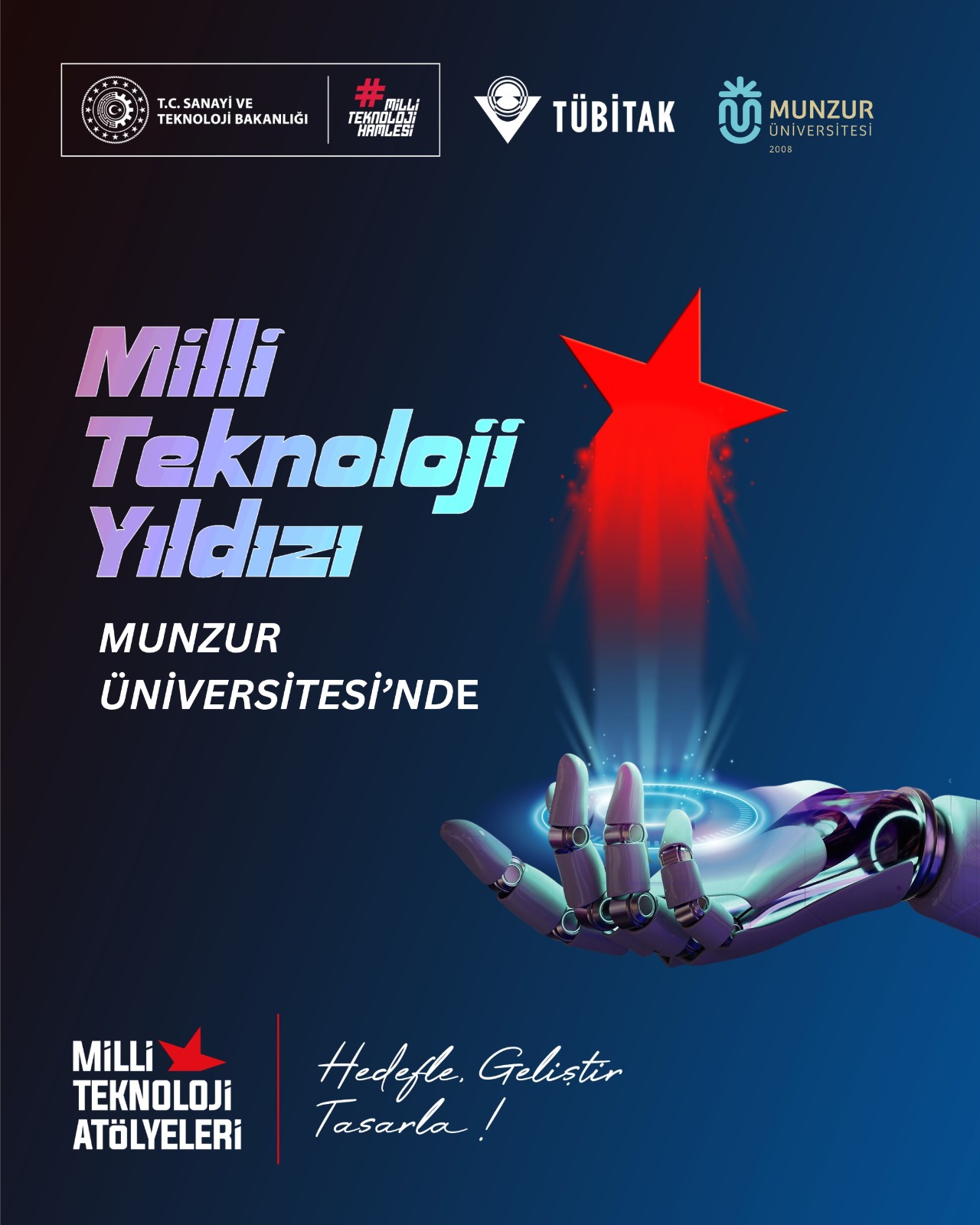 Milli Teknoloji Yıldızı Munzur Üniversitesi’nde