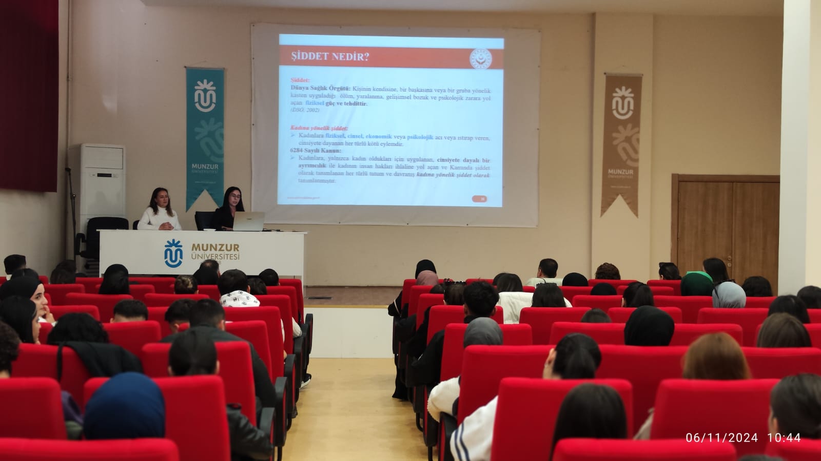 Tunceli Meslek Yüksek Okulu Kadına Yönelik Şiddetle Mücadele Eğitimi