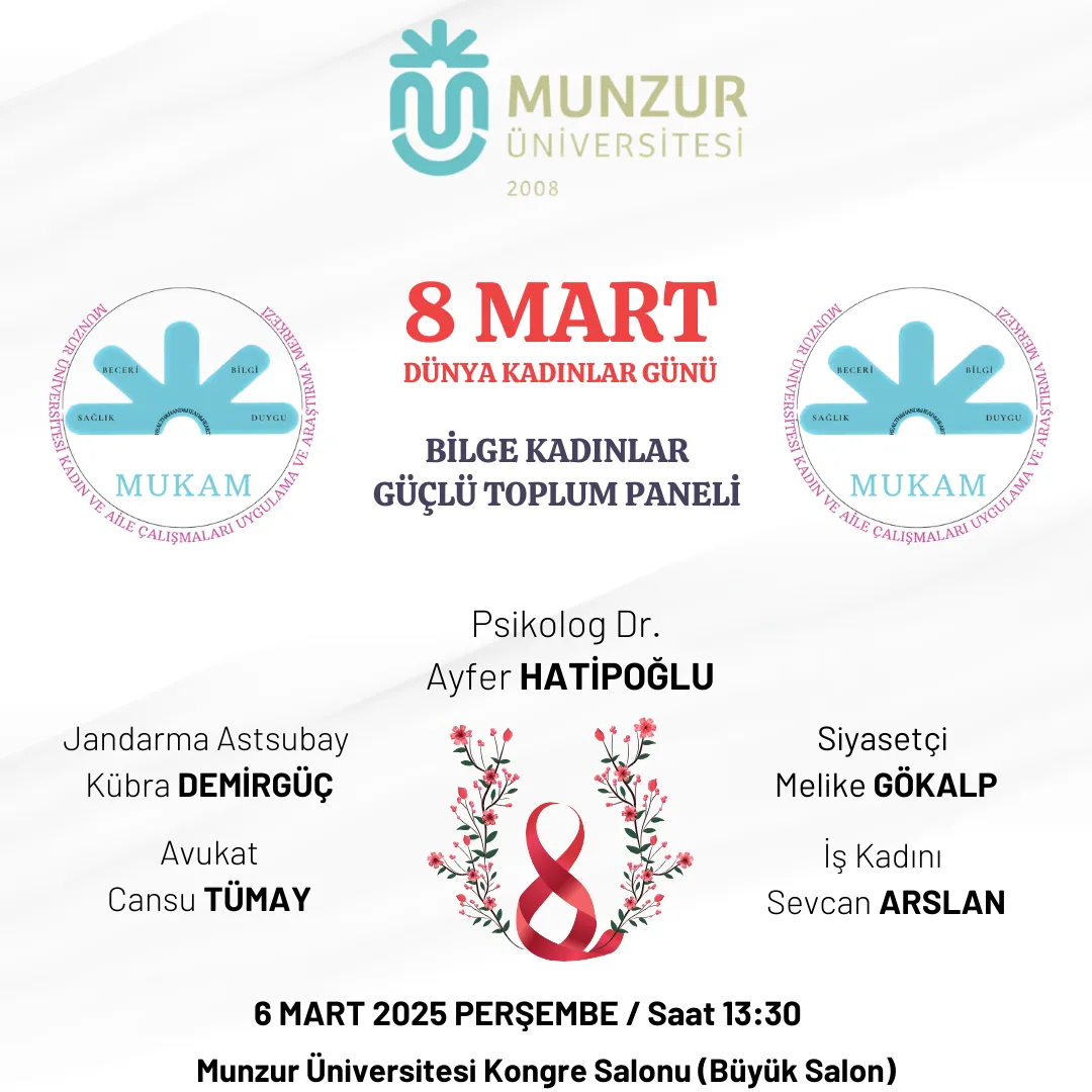 8 Mart Dünya Kadınlar Günü Paneli