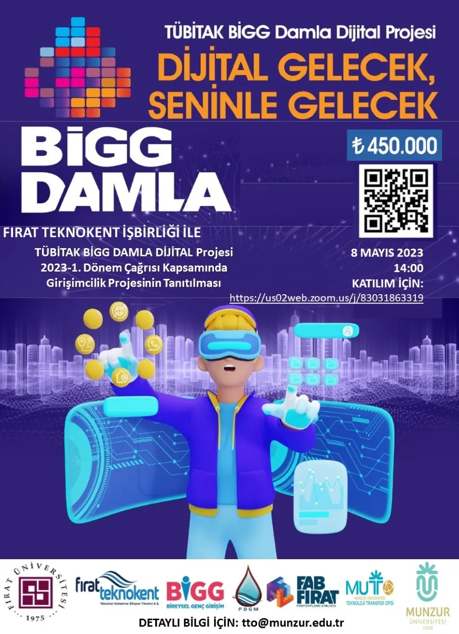 2023-1 TÜBİTAK BİGG 450 Bin TL Kuruluş Destekli Proje Başvurusu Online Tanıtım Toplantısı