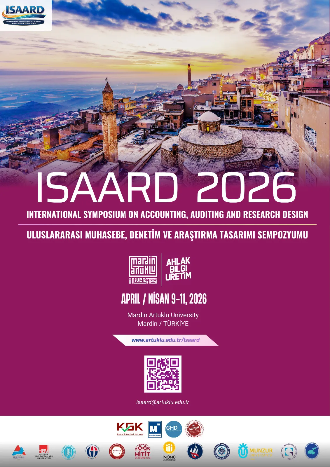 ISAARD 2026 Uluslararası Muhasebe, Denetim ve Araştırma Tasarımı Sempozyumu