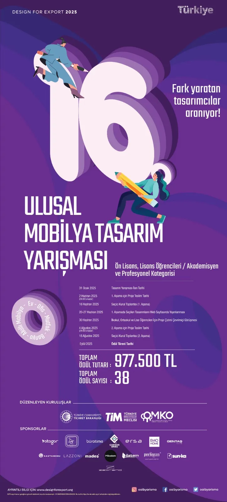 İhracatçı Birlikleri-16. Ulusal Mobilya Tasarım Yarışması