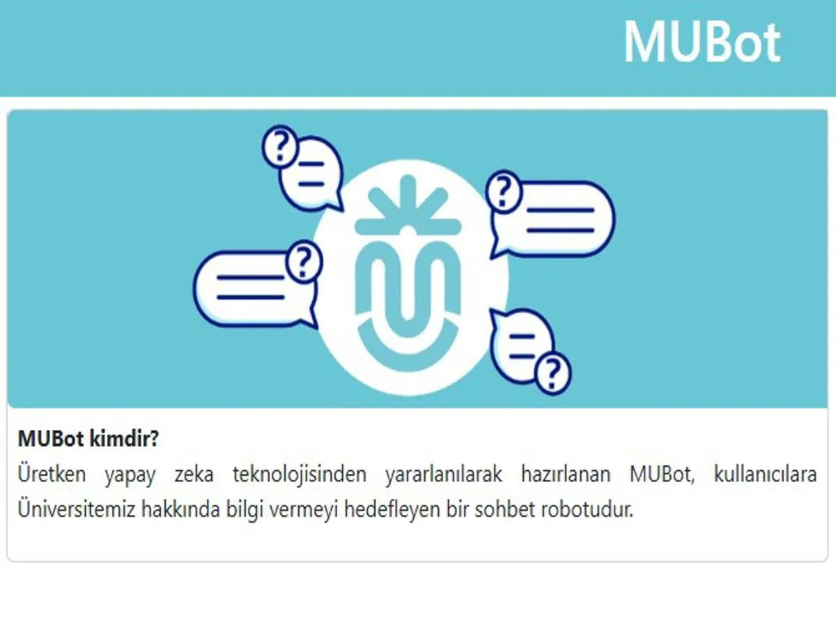 Munzur Üniversite’sinde Yapay Zeka Destekli Sanal Asistan “MUbot” Hizmeti